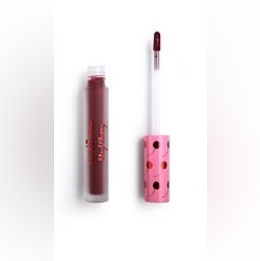 I Love Revolution Vinyl Cherry Liquid Lipstick “Black Forest”